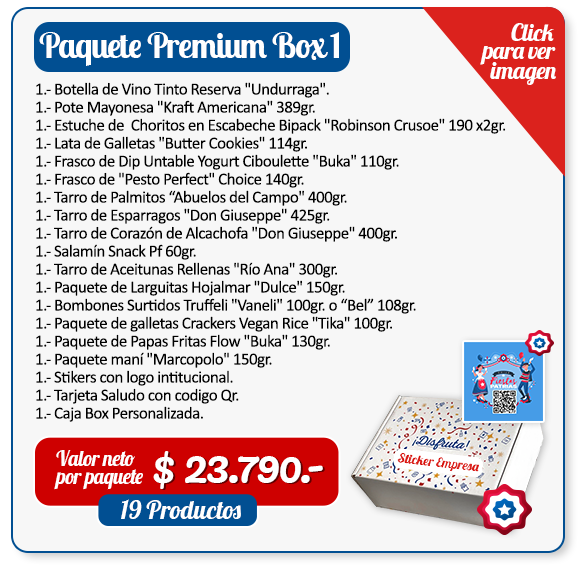 Box Premium 01 - Pfau Frut Canastas Dieciocheras