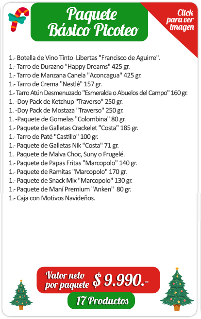 Pfau Frut Canastas Navideñas
