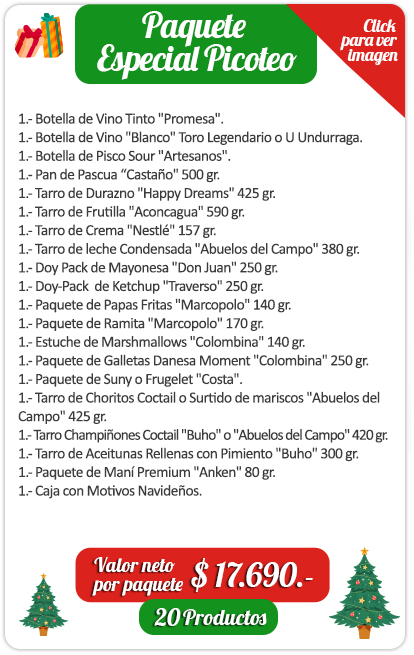Pfau Frut Canastas Navideñas