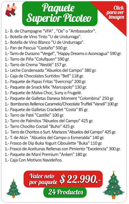Pfau Frut Canastas Navideñas